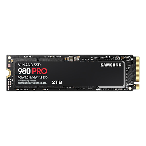 SAMSUNG 980 PRO SSD 2TB PCIE 4.0 M.2 svart