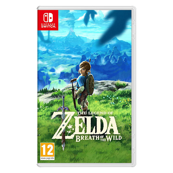 Nintendo Switch: The Legend of Zelda: Breath of the Wild, europeisk version flerfärgad