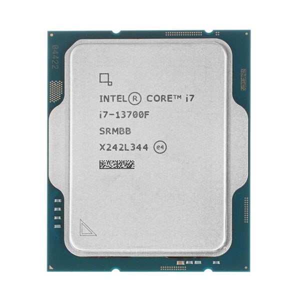 Helt ny Intel Core i7-13700F Tray Processor svart