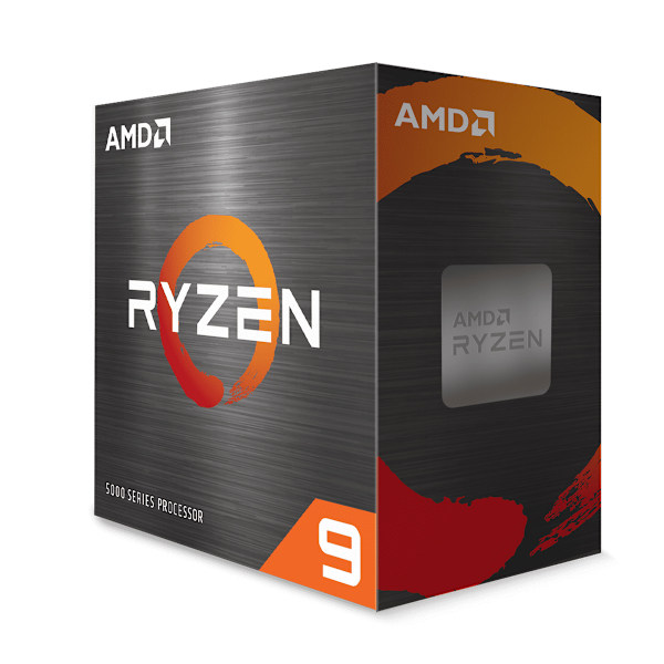 AMD Ryzen 9 5950X-processor - förpackad svart