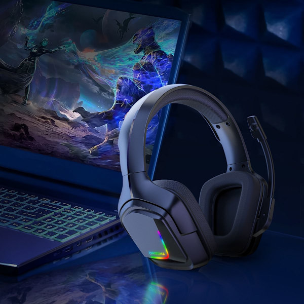Gaming Headset ONIKUMA K20 Svart Over-Ear Trådbundet Headset svart