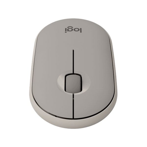 LOGITECH Pebble M350 Grey Bluetooth USB 1000 DPI office mouse grå