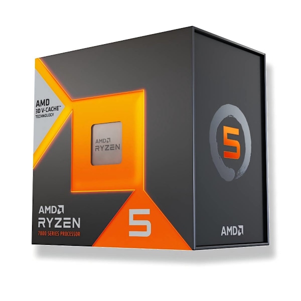 AMD Ryzen 5 7600X3D-processor - förpackad svart