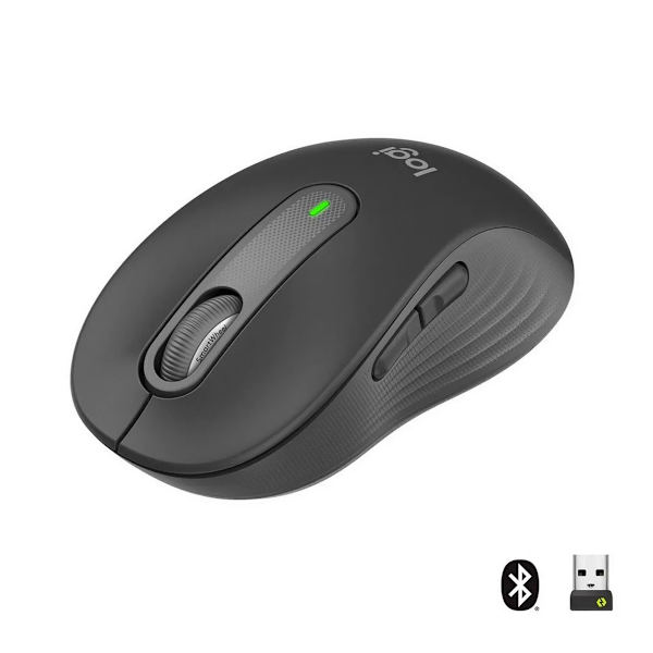 LOGITECH SIGNATURE M650 L Svart Bluetooth USB 2000 DPI kontorsmus svart