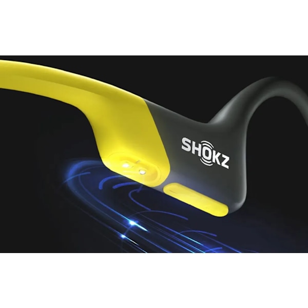 Shokz Openrun S803 Gul Vattentät Trådlös Bluetooth Ben Ledning Hörlurar gul