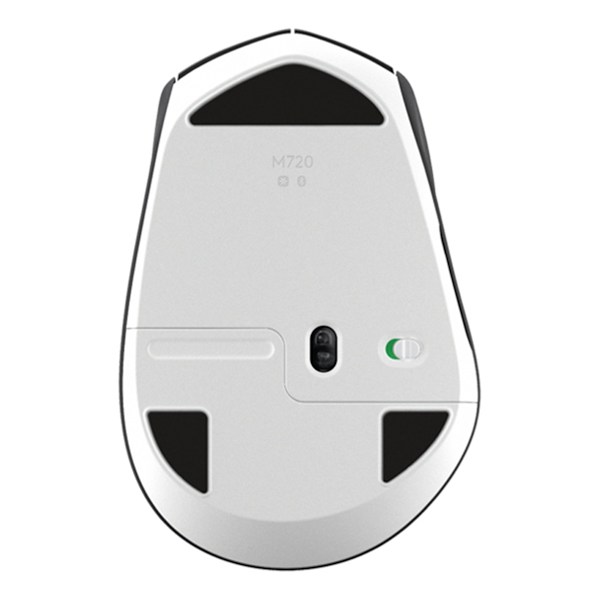 LOGITECH M720 Svart Bluetooth USB 1000 DPI kontorsmus med högerhäng svart