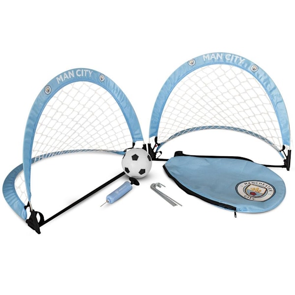Manchester City FC Skill Goal Set One Size Sky Blue Sky Blue One Size