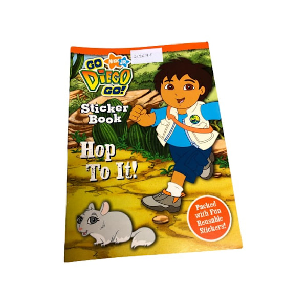 Go Diego Go Hop To It Klistermärkesbok En Storlek Flerfärgad Multicoloured One Size