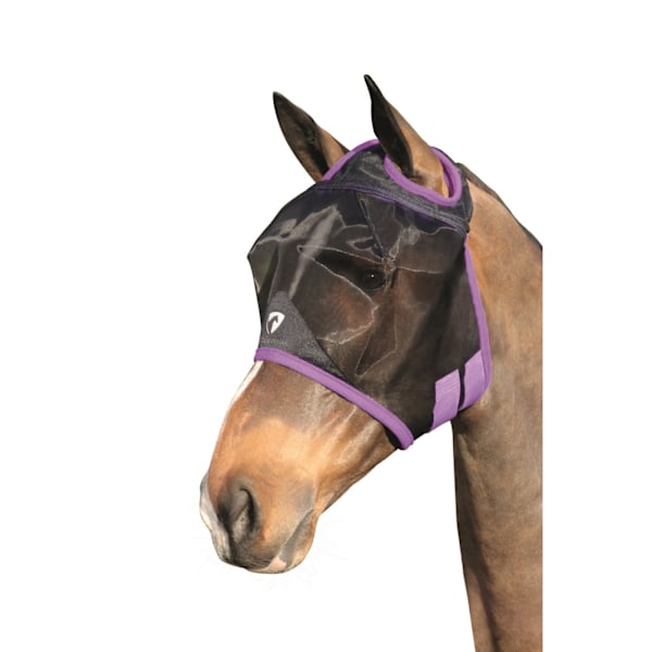 Hy BHB Equestrian Mesh Halvmask Utan Öron Cob Svart/Grape R Black/Grape Royal Cob