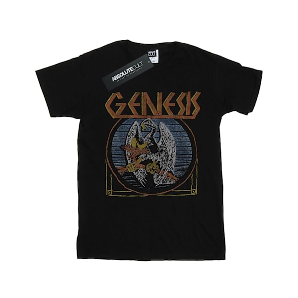 Genesis Girls Distressed Eagle Bomull T-shirt 5-6 år Svart Black 5-6 Years