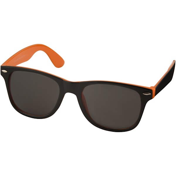 Bullet Sun Ray Solglasögon - Svart Med Färg Pop (2-pack) 1 Orange/Solid Black 14.5 x 15 x 5 cm