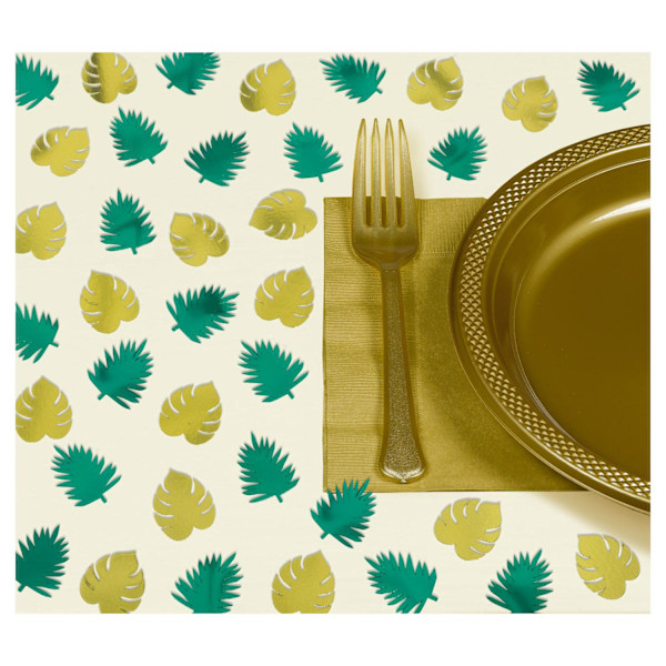 Amscan Key West Folie Konfetti (48-pack) En Storlek Grön/Guld Green/Gold One Size