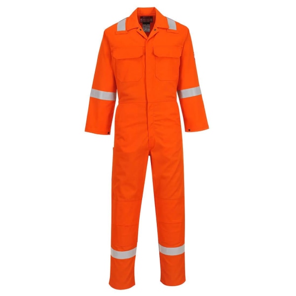 Portwest Unisex Classic Bizweld Overall 58R Orange Orange 58R