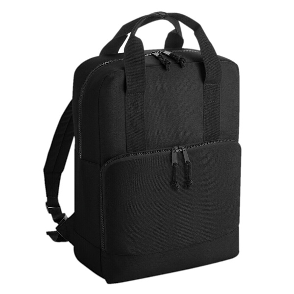 Bagbase Unisex Vuxen Cooler Återvunnen Ryggsäck En Storlek Svart Black One Size