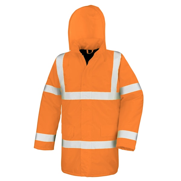 Result Core High-Viz Motorway Coat (Vattentät & Vindtät) M O Orange M