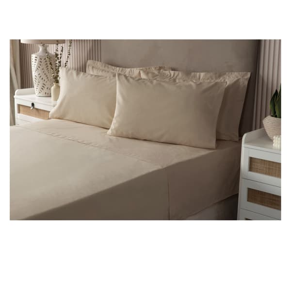 Belledorm Easycare Percale Platform Valance Smal Dubbel Valnöt Walnut Whip Narrow Double