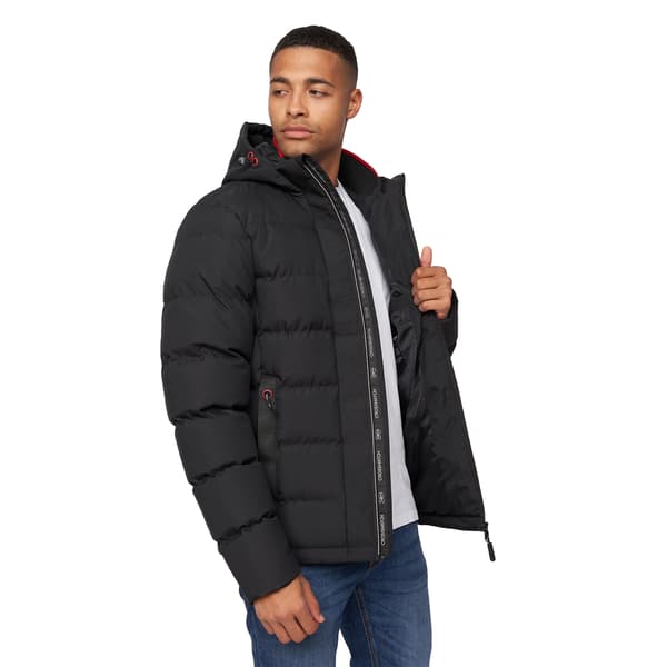 Crosshatch Kampnew Herrjacka med Prägling L Svart Black L