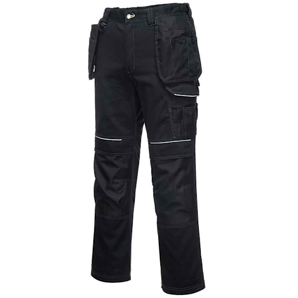 Portwest Holster Stretch Cargo Byxor 42R Svart Black 42R