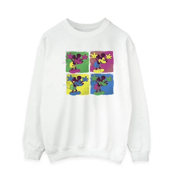 Disney Herr Mickey Mouse Pop Art Sweatshirt S Vit White S