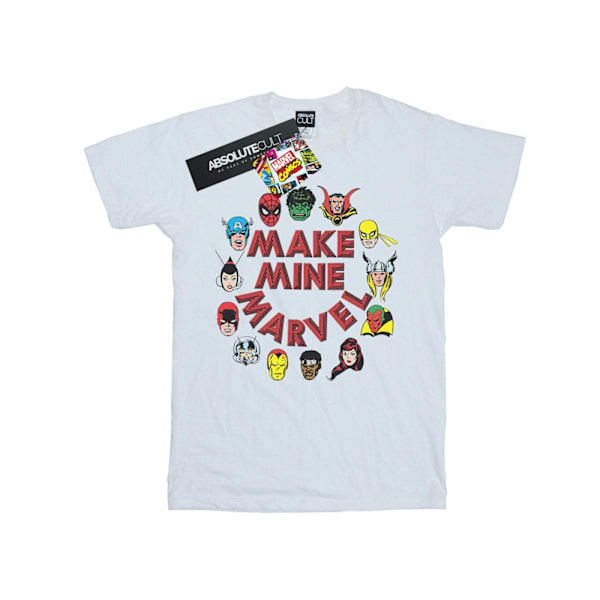 Marvel Make Mine Marvel T-shirt M Vit White M