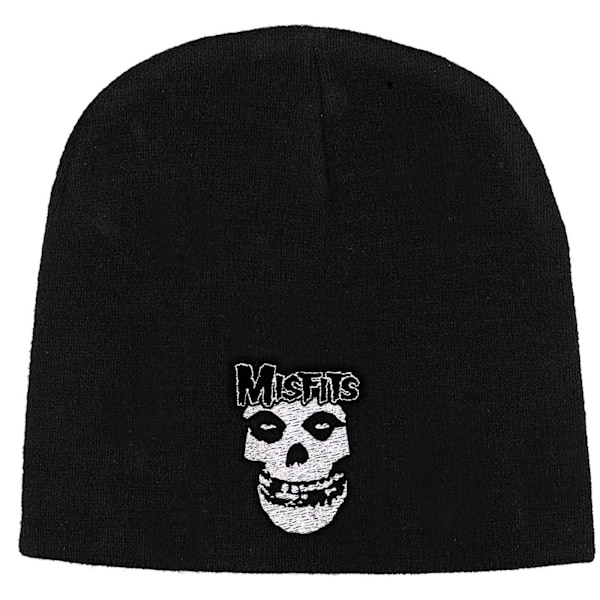 Misfits Unisex Vuxen Logo & Fiend Beanie One Size Svart Black One Size