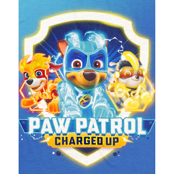 Paw Patrol Boys Mighty Pups Pyjamas Set 6-7 år Blå Blue 6-7 Years