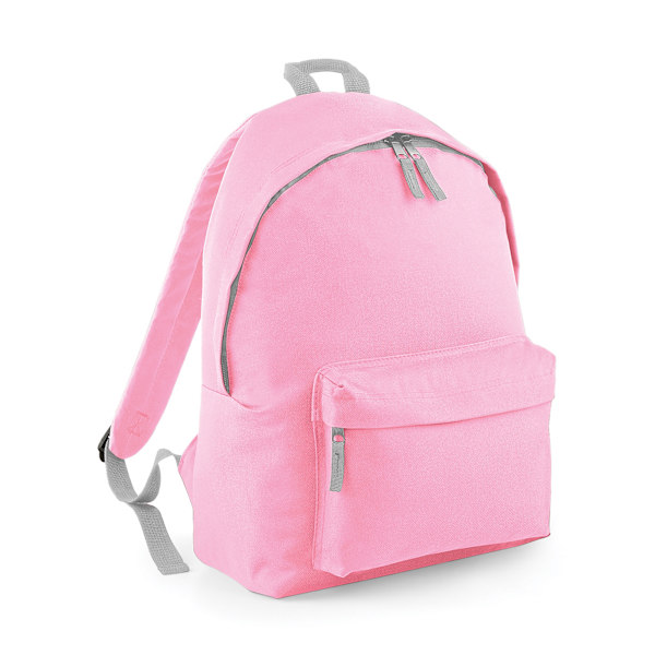 Beechfield Barnryggsäckar för barn / Ryggsäck / Skola (2-pack) Classic Pink/ Light Grey One Size