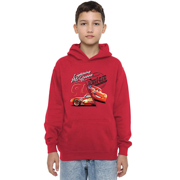 Rusteze Lightning McQueen Pullover Hoodie för Barn 7-8 År Red 7-8 Years