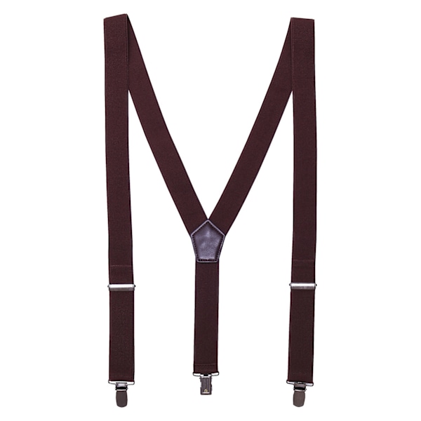 Premier Clip-On Byxor Hängslen One Size Brun Brown One Size
