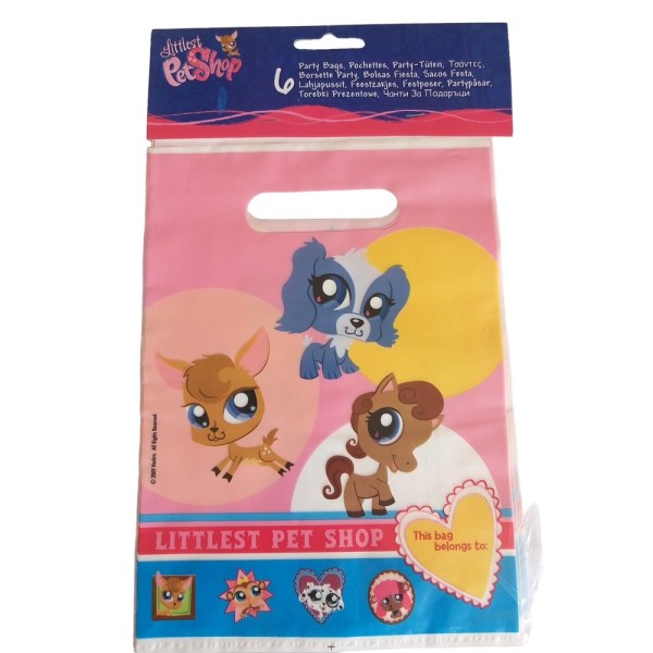 Littlest Pet Shop Characters Partyväskor (pack med 6) One Size Mu Multicoloured One Size