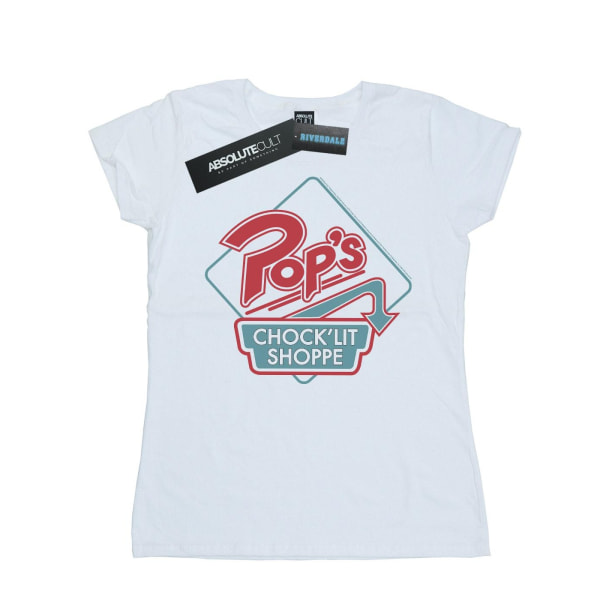 Riverdale Dam/Dam Pops Retro Shoppe bomull T-shirt M Whit White M