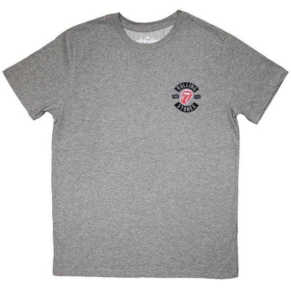 The Rolling Stones Unisex Adult Tour ´78 Mini Logo T-Shirt S Gr Grey S