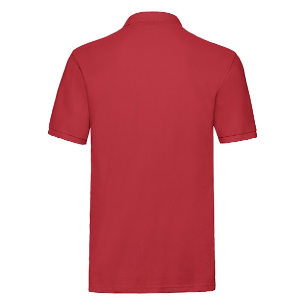 Fruit of the Loom Premium Pique Poloskjorta M Röd Red M