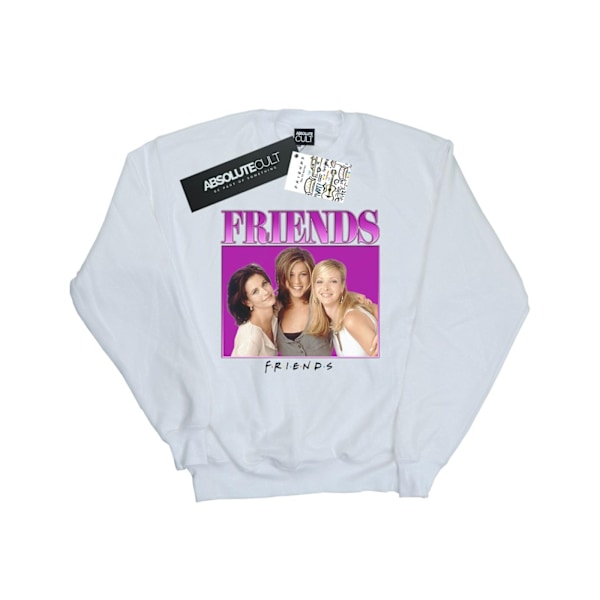 Friends Girls Monica Rachel Phoebe Homage Sweatshirt 5-6 år White 5-6 Years