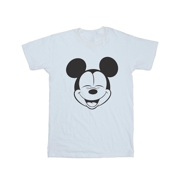 Disney Boys Mickey Mouse Closed Eyes T-Shirt 5-6 år Vit White 5-6 Years