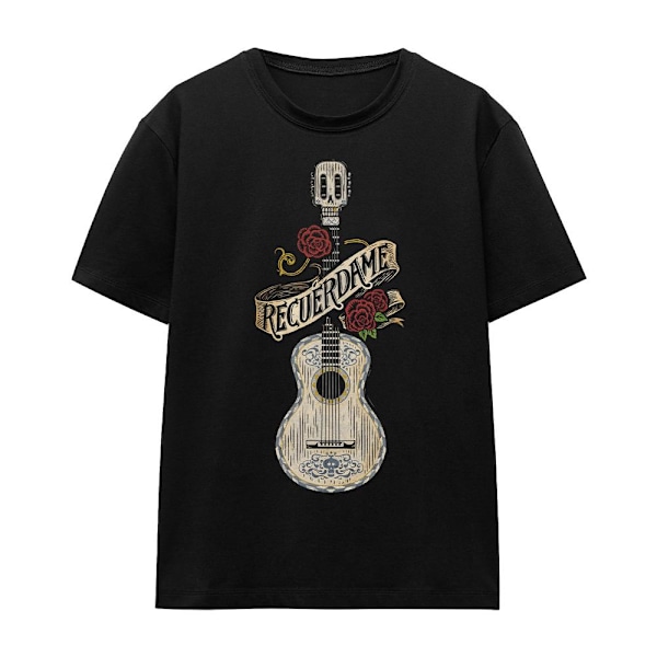 Coco Unisex Vuxen Recuerdame Berömd Gitarr Ernesto T-Shirt M Bl Black M