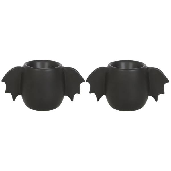 Something Different Bat Egg Cup Set (paket med 2) One Size Black Black One Size