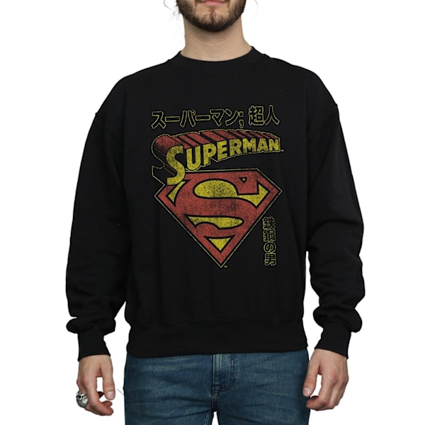 DC Comics Superman Shield Sweatshirt XXL Svart Black XXL