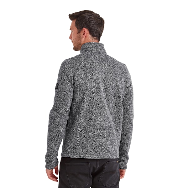 TOG24 Cresswell Marl Knitlook Fleecejacka för Herrar XL Mörkgrå Dark Grey XL