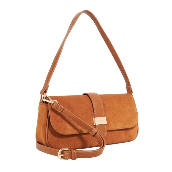 Dune London Delsees Axelremsväska i mocka One Size Tan Tan One Size