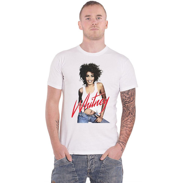Whitney Houston Unisex Vuxen Wanna Dance Fotografi T-Shirt XL White XL