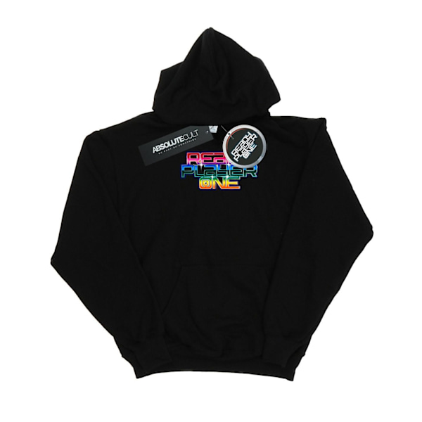 Ready Player One Boys Rainbow Logo Hoodie 5-6 år Svart Black 5-6 Years