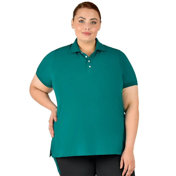 Dublin Womens/Ladies Lauren Plus Kortärmad Polotröja 16 UK Deep Lake 16 UK - 18 UK