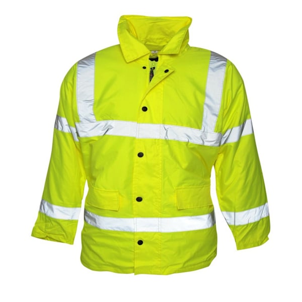 Absolute Apparel Hi Viz-jacka för män 2XL Saturn Yellow Saturn Yellow 2XL