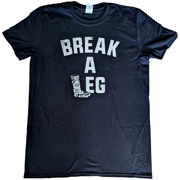Foo Fighters Unisex Adult Break A Leg T-shirt S Svart Black S