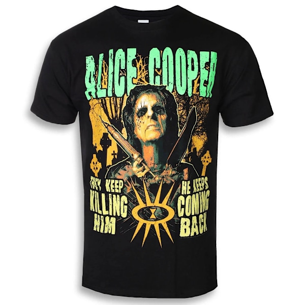 Alice Cooper Unisex Graveyard T-shirt S Svart Black S