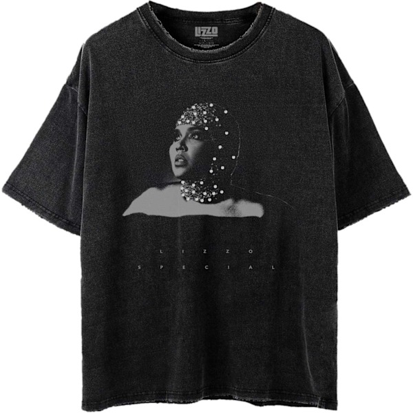 Lizzo Unisex Vuxen Foto T-Shirt L Svart Black L