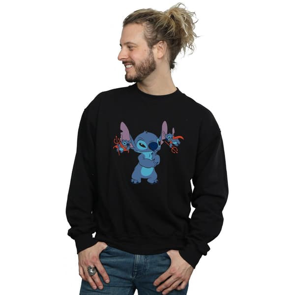 Disney Herr Lilo And Stitch Little Devils Sweatshirt M Svart Black M