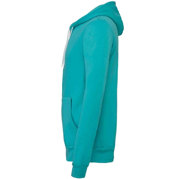 Bella + Canvas Unisex Vuxen Fleece Full Zip Hoodie XS Teal Teal XS