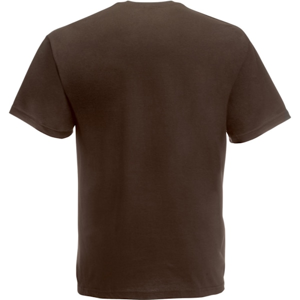 Fruit Of The Loom Mens Valueweight Kortärmad T-shirt XL Choc Chocolate XL